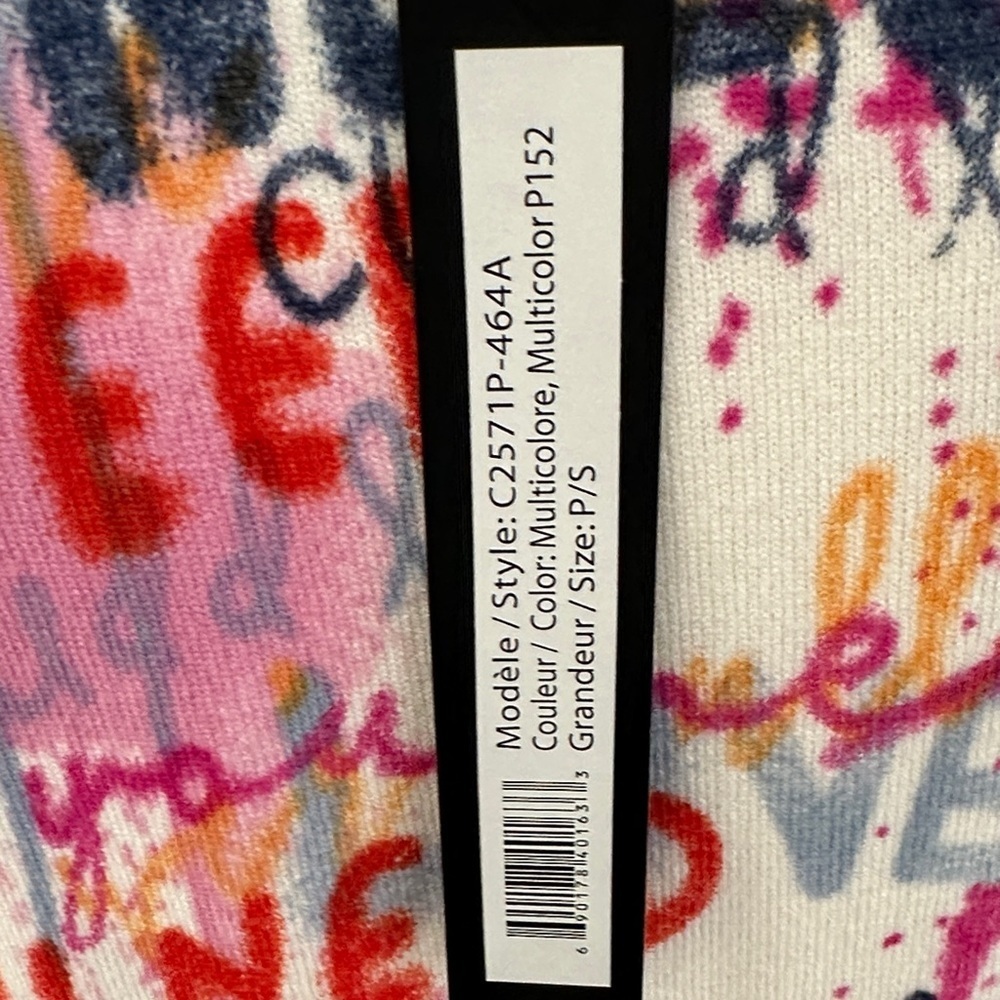 Charlies Multicolor Love Print Sweater - Picture 4 of 8